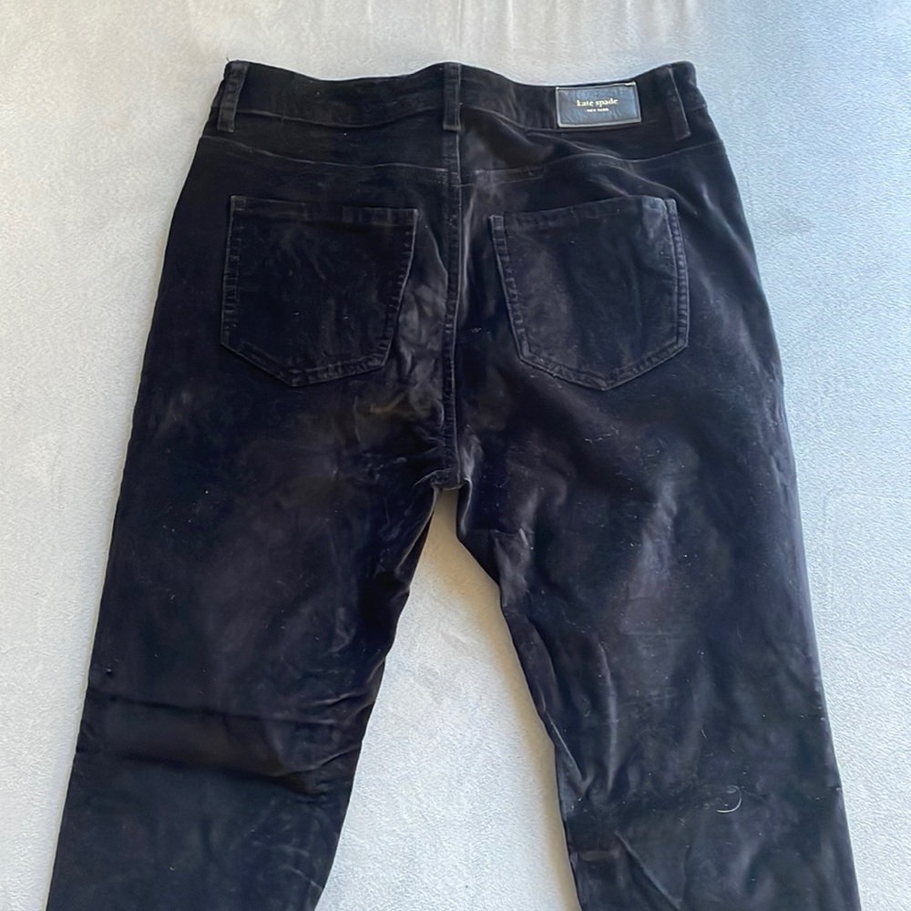 ✨ Kate spade broome street black velvet pants